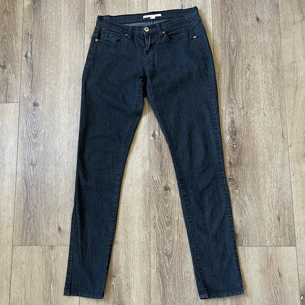 FOREVER 21 DENIM Dark Blue Skinny Jeans Stretchy Size 26